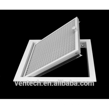 Aluminum access door for ventilation system trap door eggcrate linear trap door access ventilation door